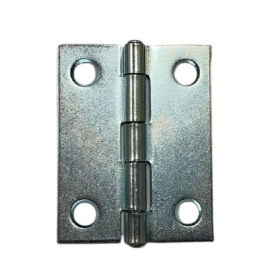 RS PRO Steel Butt Hinge, Screw Fixing, 50mm x 38mm x 1.2mm