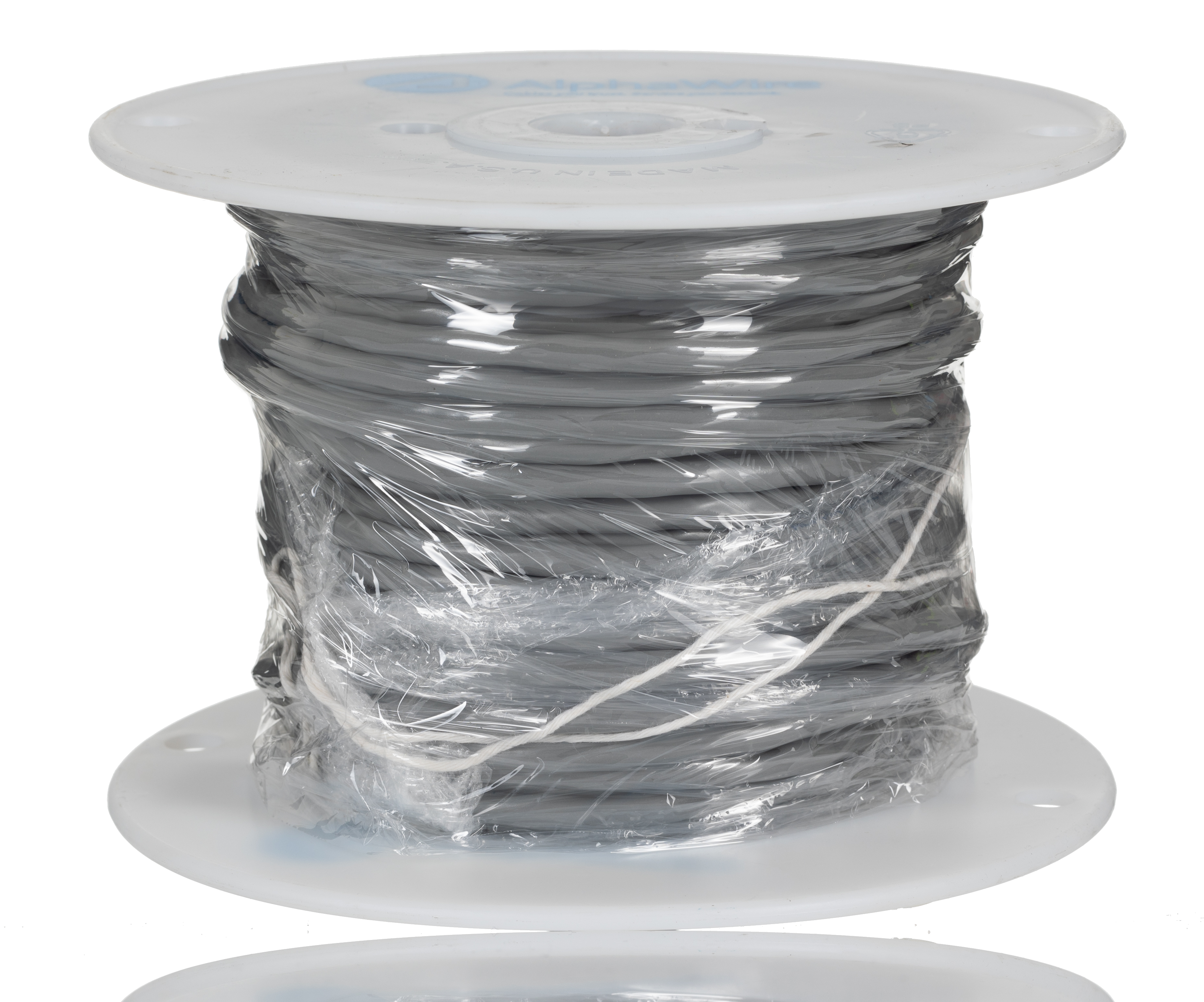 Alpha Wire Alpha Essentials Communication & Control Control Cable, 2 Cores, 0.81 mm² 18 AWG, Unscreened, 30 m, Grey