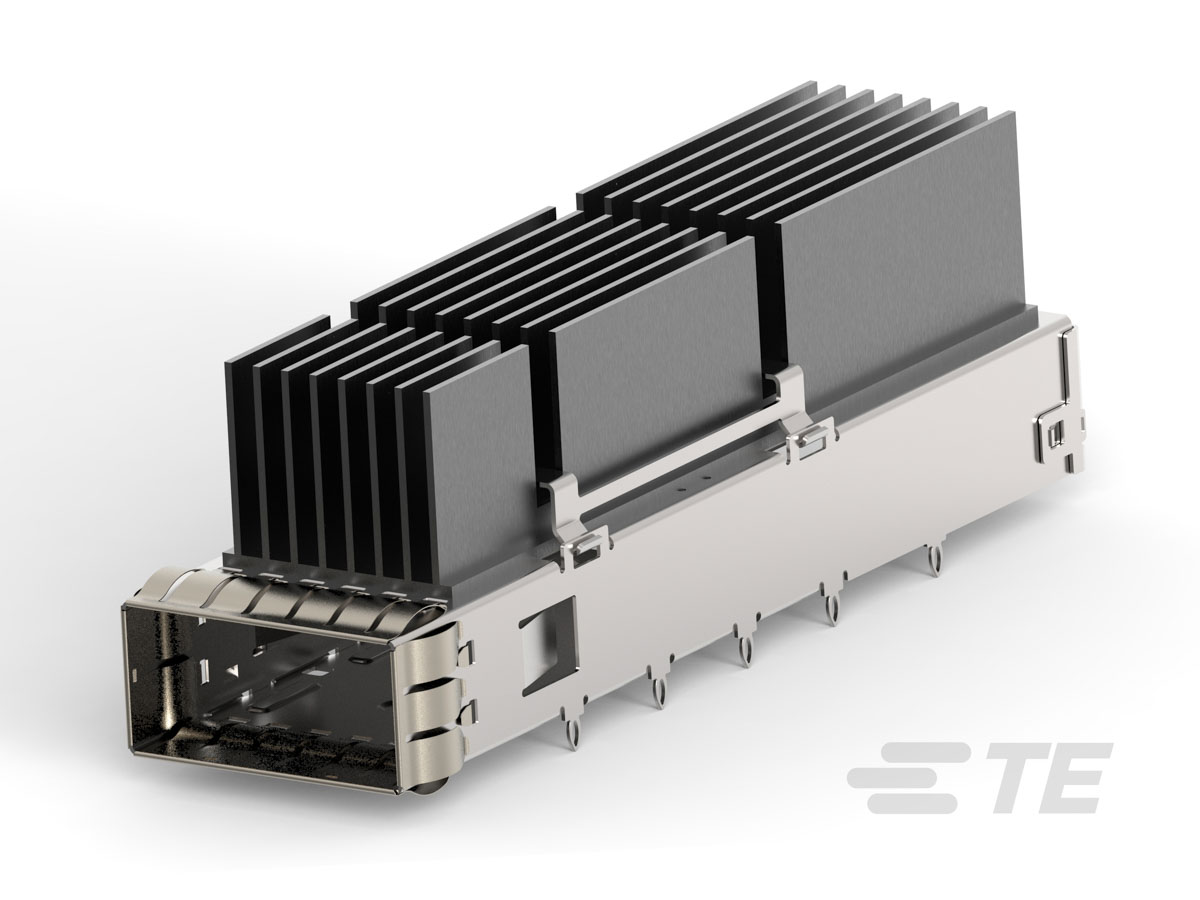 TE Connectivity QSFP Connector, Cage & Heatsink 1-Position, 2342933-3