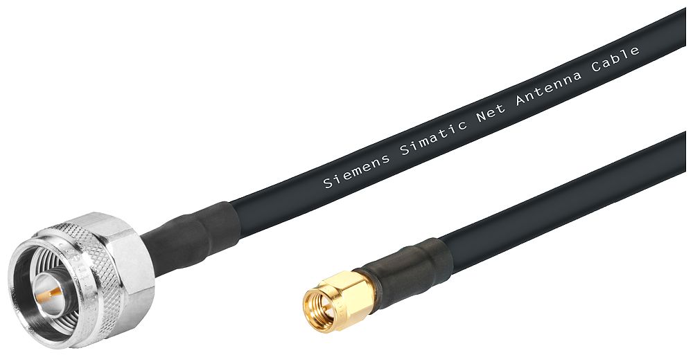 Siemens 6XV1875 Series, 1 m, IWLAN Coaxial, Terminated 50 Ω