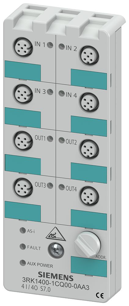 Siemens AS-I K60 Series Digital I/O Module for Use with Field Work