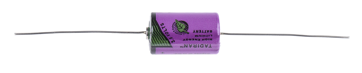 Tadiran Lithium Thionyl Chloride 3.6V, 1/2 AA Battery