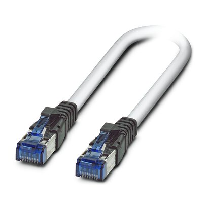 Phoenix ContactFL, 15m Cat6, White RJ45 to RJ45, SF/UTP Shielded, Terminated Polyurethane Sheath