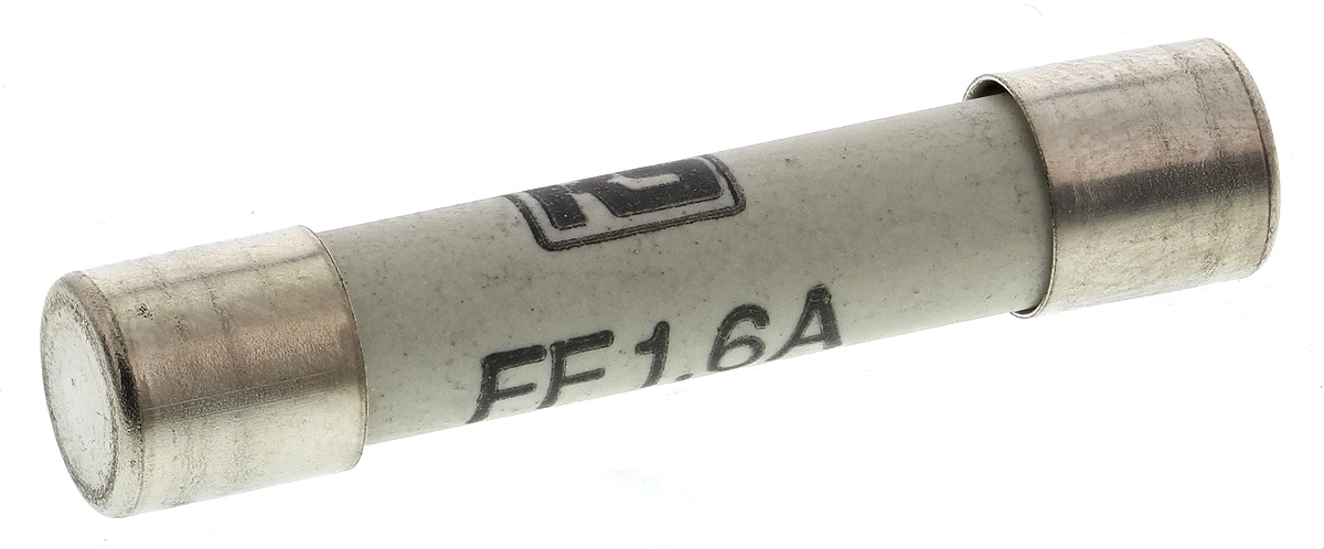 RS PRO 1.6A FF Ceramic Cartridge Fuse, 6.3 x 32mm