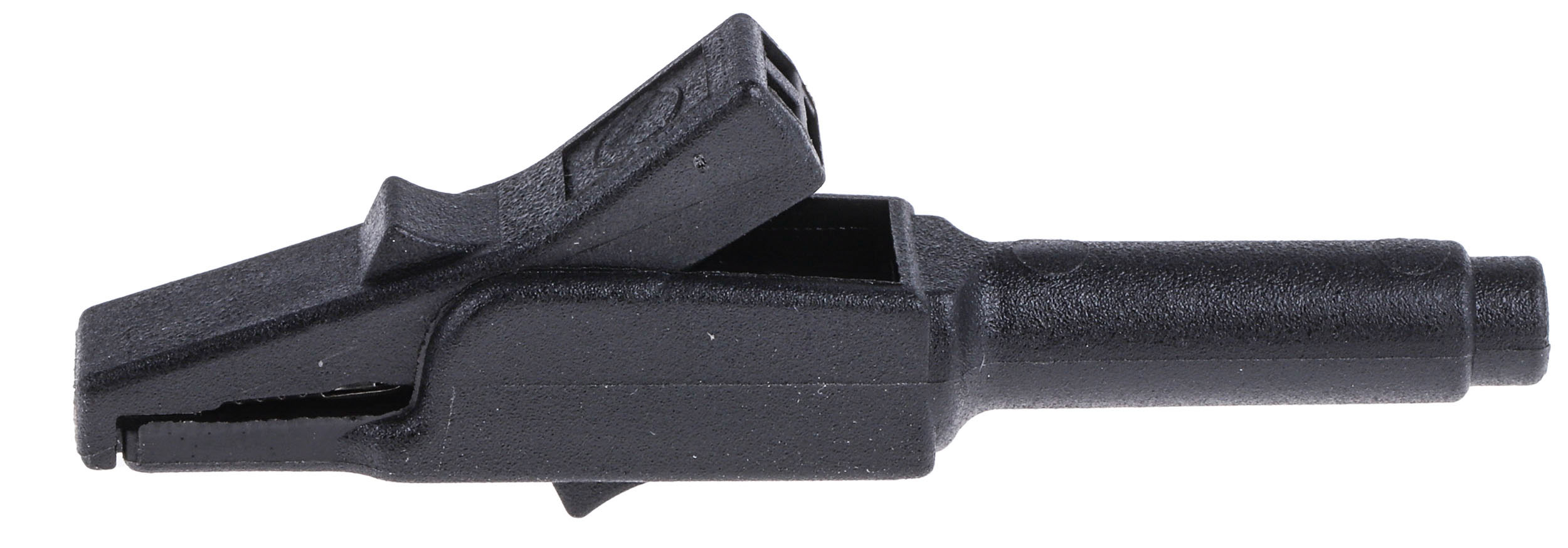 Hirschmann Test & Measurement Crocodile Clip 4 mm Connection, Bronze Contact, 15A, Black