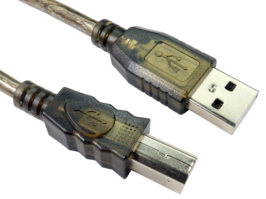 RS PRO USB 2.0, Male USB A to Male USB B, 15m