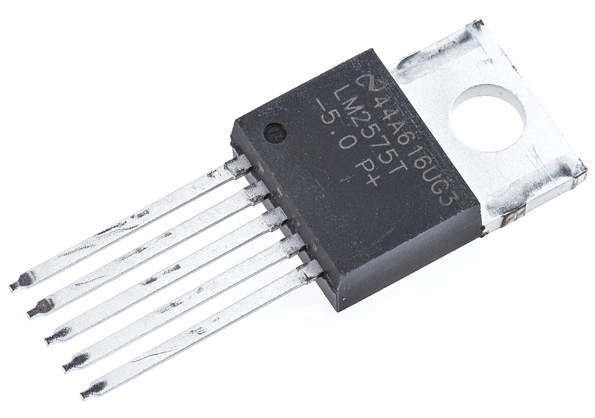 Texas Instruments, LM2575T-5.0/NOPB Step-Down Switching Regulator, 1-Channel 1A 5-Pin, TO-220