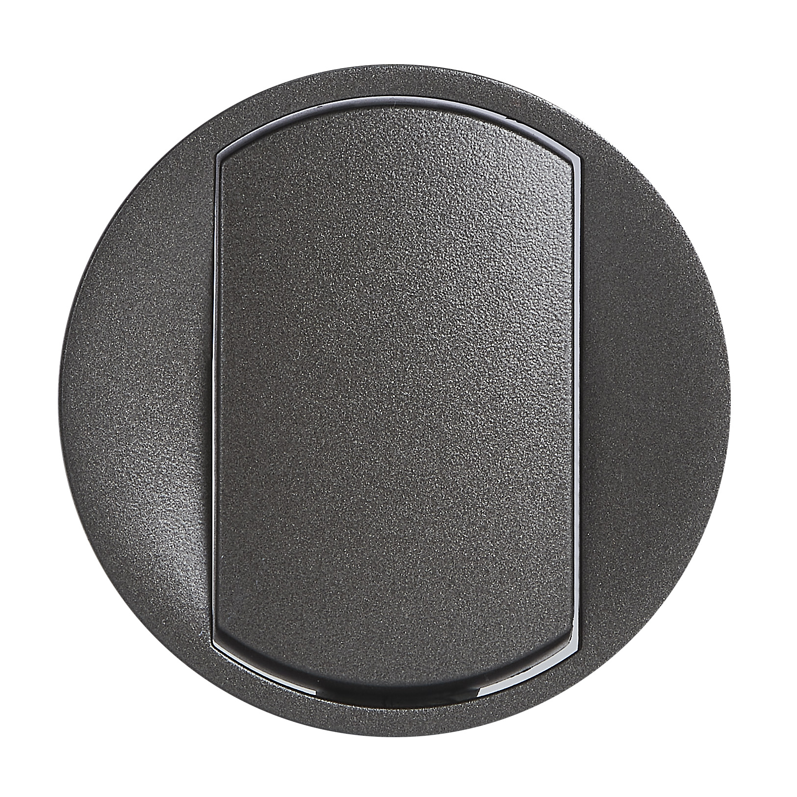Legrand Black Push Button Light Switch, 2 Way, 1 Gang, 0679