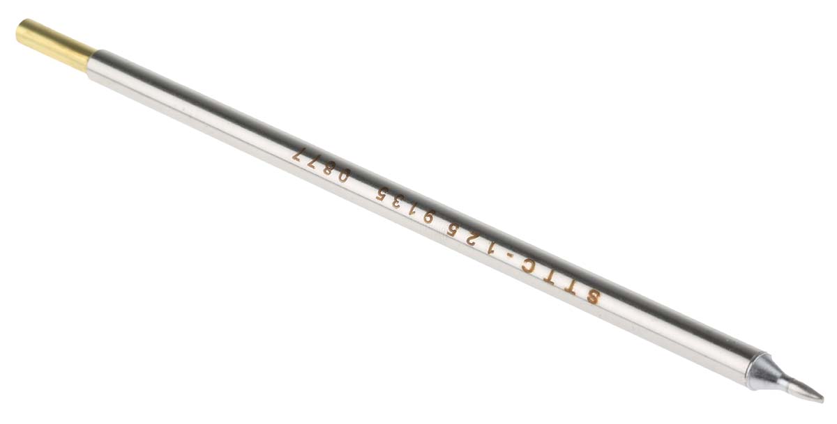Metcal STTC 1 mm Chisel Soldering Iron Tip for use with MX-H1-AV, MX-RM3E