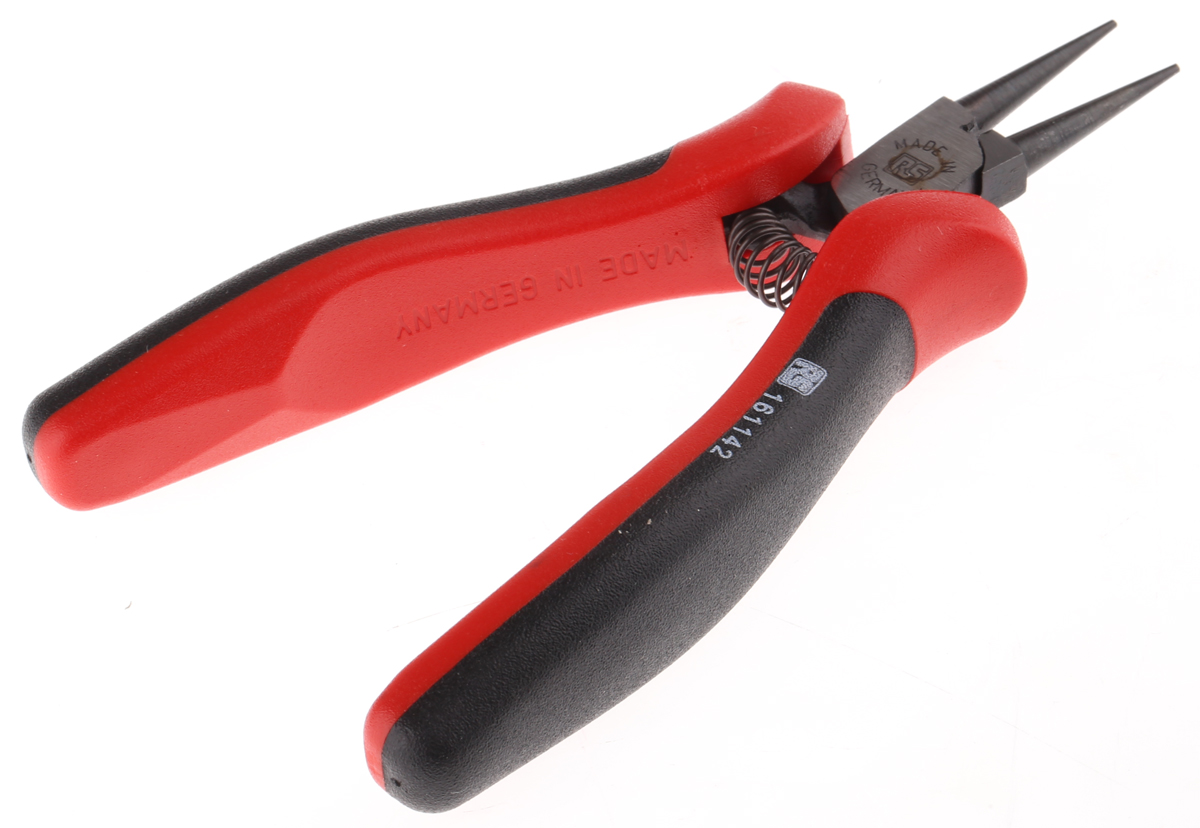 RS PRO Round Nose Pliers, 130 mm Overall