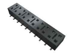 Samtec HLE Series Straight Through Hole Mount PCB Socket, 20-Contact, 2-Row, 2.54mm Pitch, Solder Termination