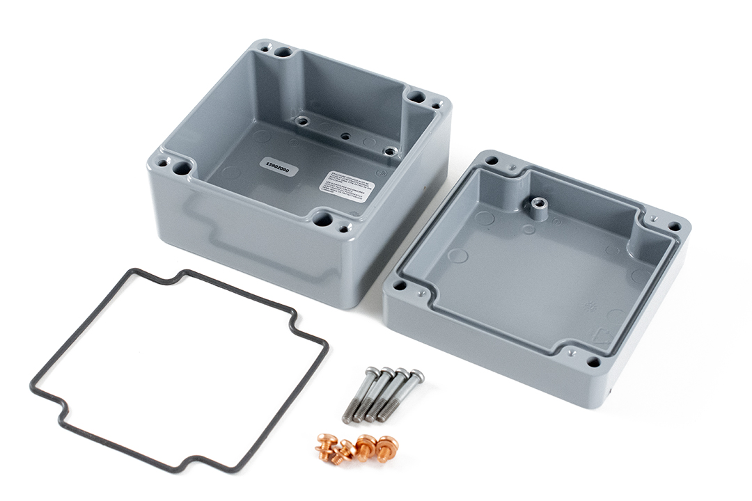 Hammond 1590Z Series Grey Die Cast Aluminium Alloy General Purpose Enclosure, IP68, 140 x 140 x 91mm