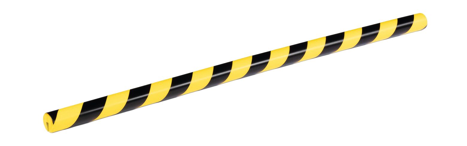 Durable Black, Yellow Corner Protector 1000mm x 40mm 40mm