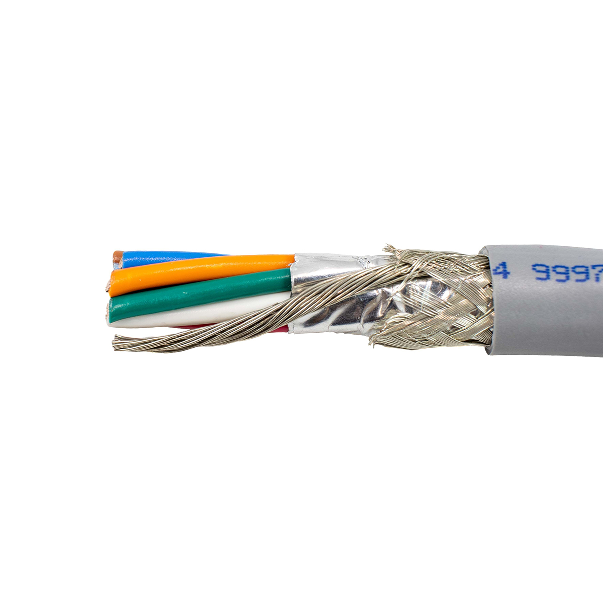 Alpha Wire Alpha Essentials Communication & Control Control Cable, 10 Cores 28 AWG, Screened, 305 m, Grey Polyvinyl