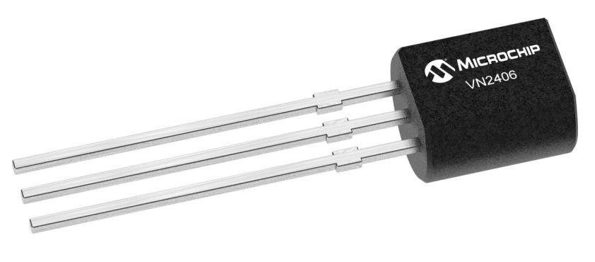 Microchip VN2406 Type N-Channel MOSFET, 1 A, 240 V MOSFET, 3-Pin TO-92 VN2406L-G