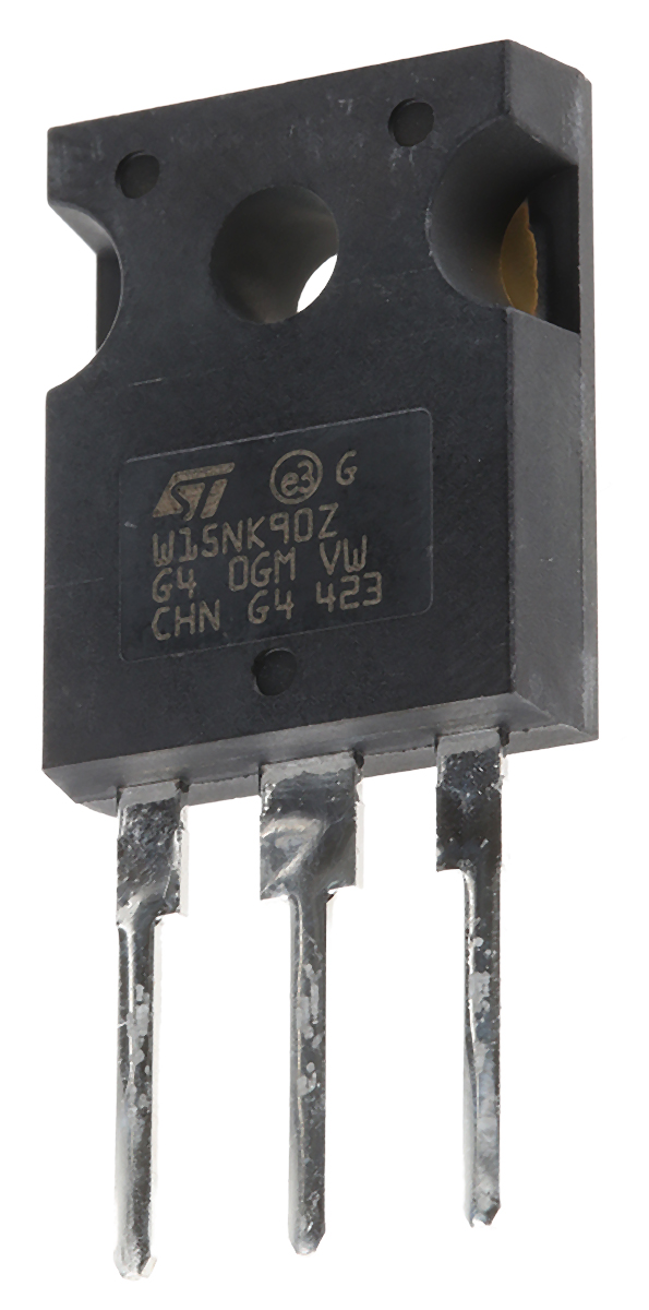 STMicroelectronics Type N-Channel MOSFET, 15 A, 900 V Enhancement, 3-Pin TO-247