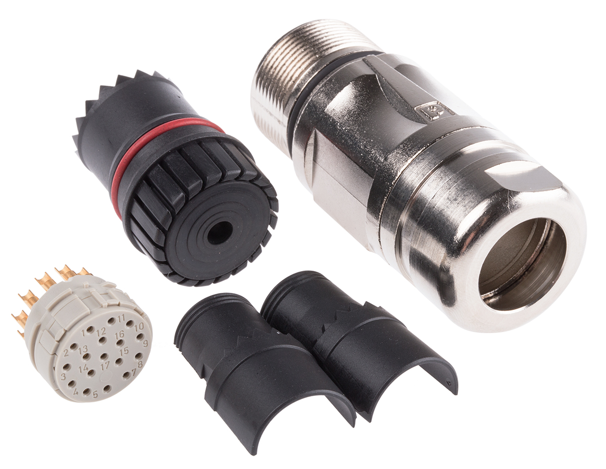 Phoenix Contact Circular Connector, 17 Contacts, Cable, M23 Connector, Socket, Female, IP67, CA Series