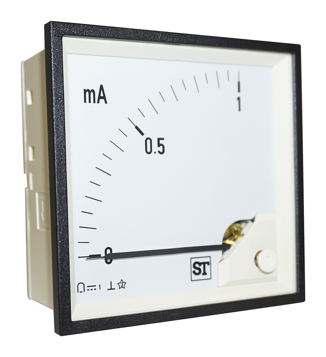 Sifam Tinsley Sigma Analogue Panel Ammeter 5mA DC, 92mm x 92mm Moving Coil