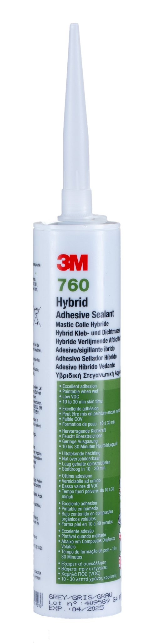 3M 760 UV Grey Sealant Paste 295 ml Cartridge