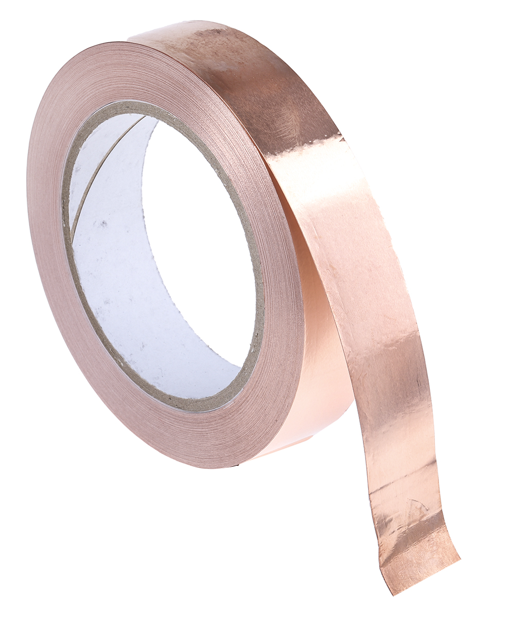 RS PRO Conductive Metallic Tape, 25mm x 33m