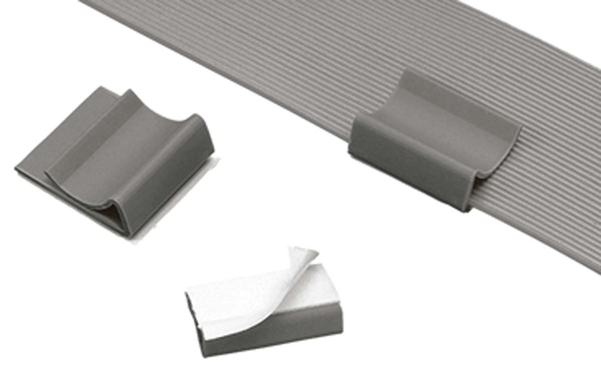 Panduit Self Adhesive Grey Cable Tie Mount 27.7 mm x 25.4mm, 4.3mm Max. Cable Tie Width