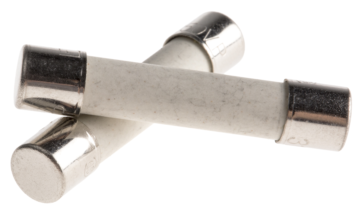 Littelfuse 15A F Ceramic Cartridge Fuse, 6.3 x 32mm