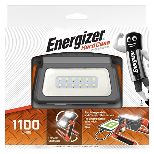 Energizer Rechargeable LED Work Light, 1100 lumens, IPX4