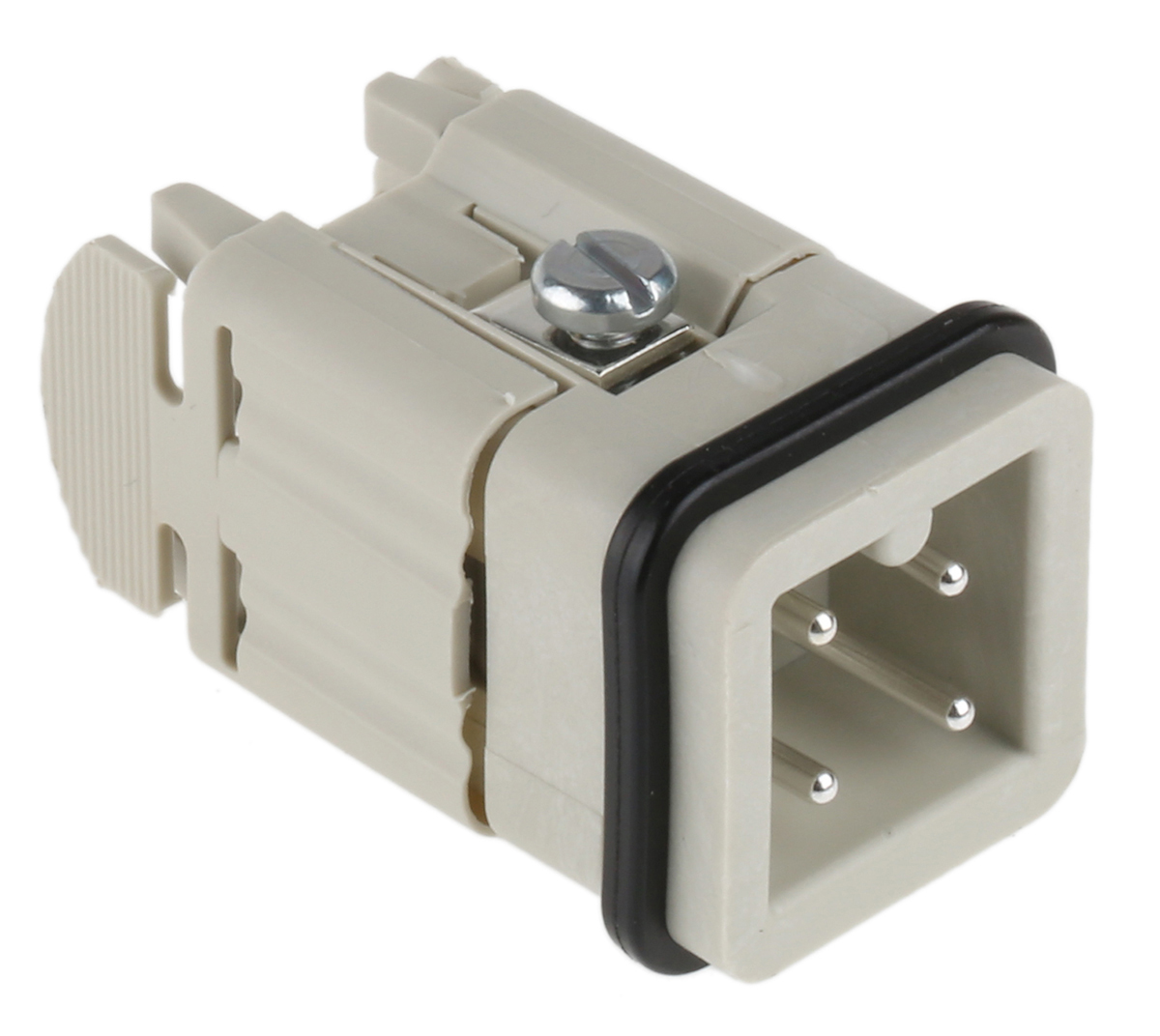 EPIC Heavy Duty Power Connector Insert, 10A, Male, H-A Series, 3 Contacts