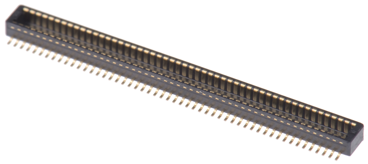 Hirose DF40 Series Straight Surface PCB Header, 100 Contact(s), 0.4 mm Pitch, 2 Row, Shrouded