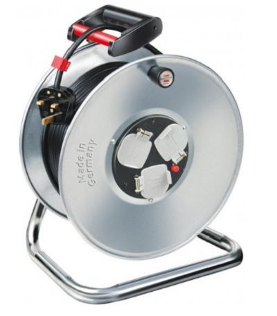 brennenstuhl 50m 0 Socket BS 1363 Cable Reel, 240 V, IP20