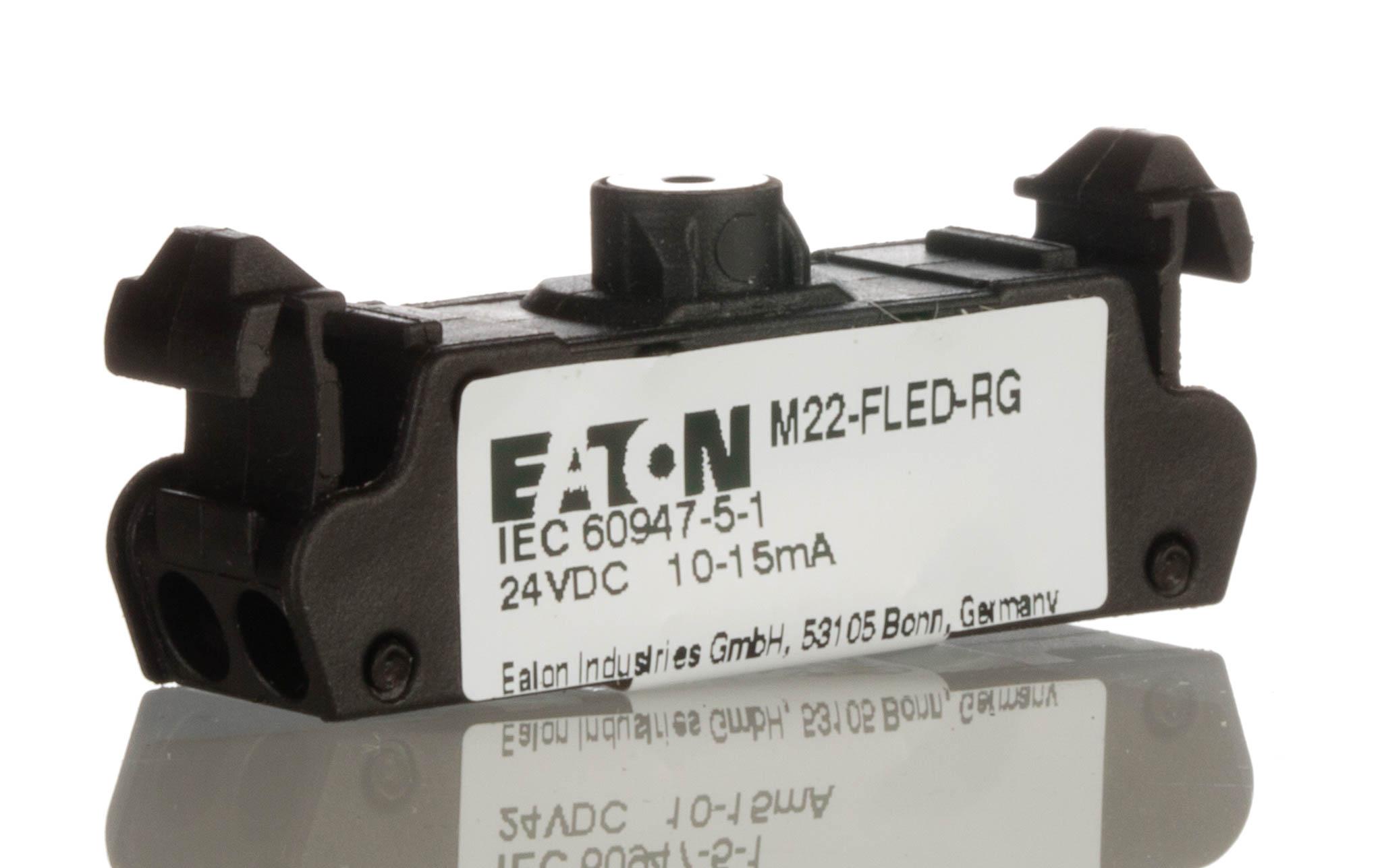 Eaton RMQ Titan M22 Series Light Block, 24V, Green/Red Light