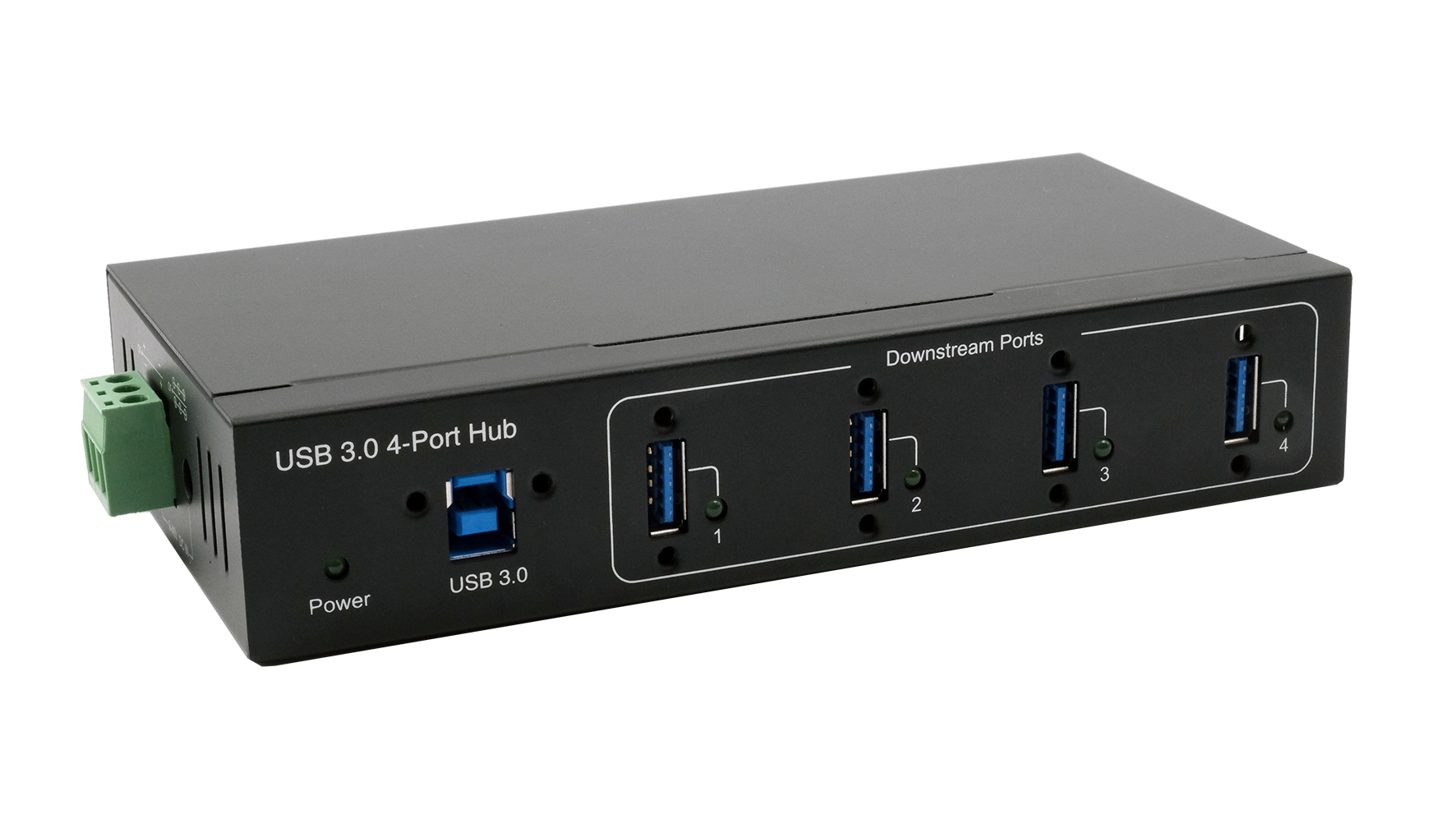 Exsys 4 Port USB 3.2  Hub, USB Bus Powered, 158 x 80 x 32mm