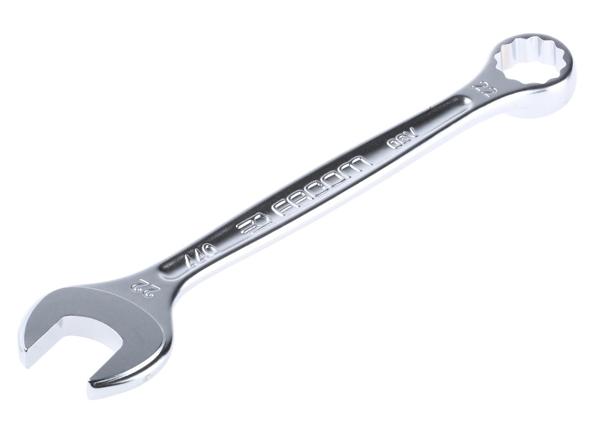 Facom 440 Series Combination Spanner, 22mm, Metric, Double Ended, 248 mm Overall