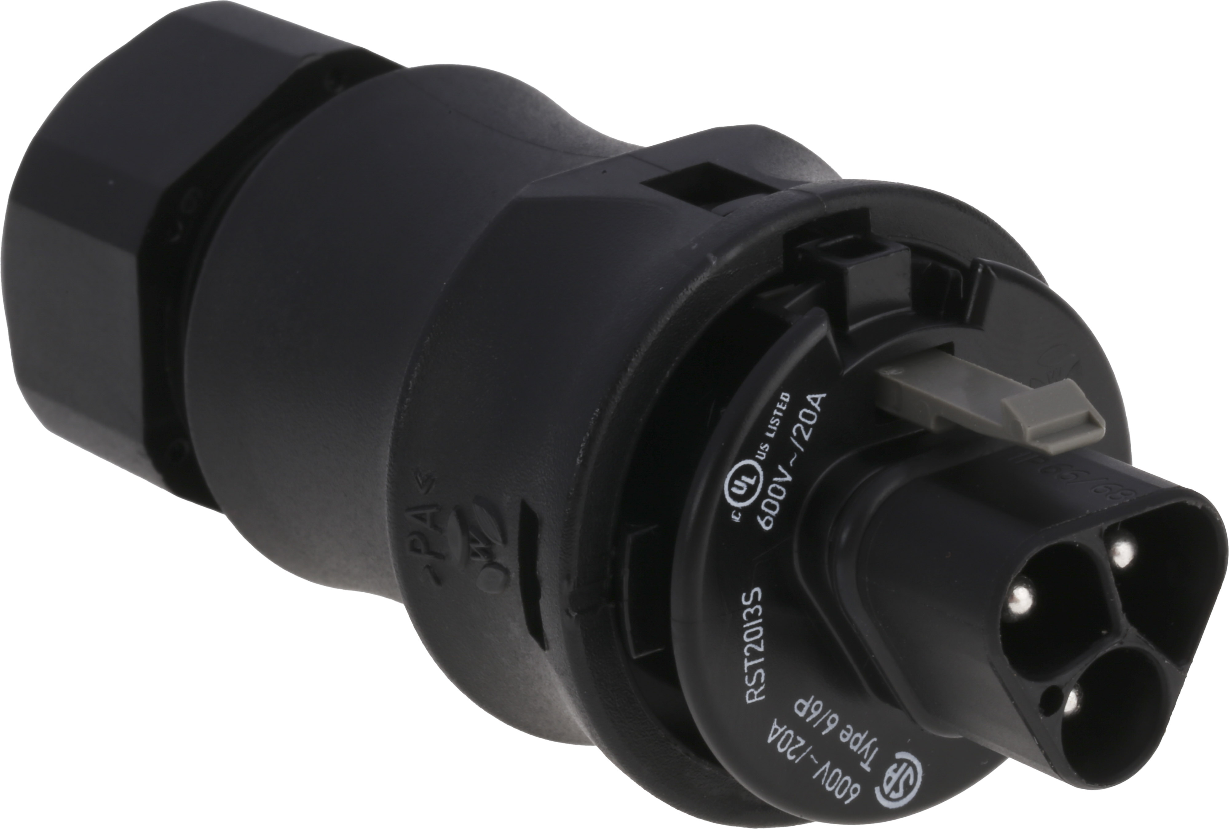 Wieland RST20i3 Series Circular Connector, 3-Pole, Male, Cable Mount, 20A, IP68