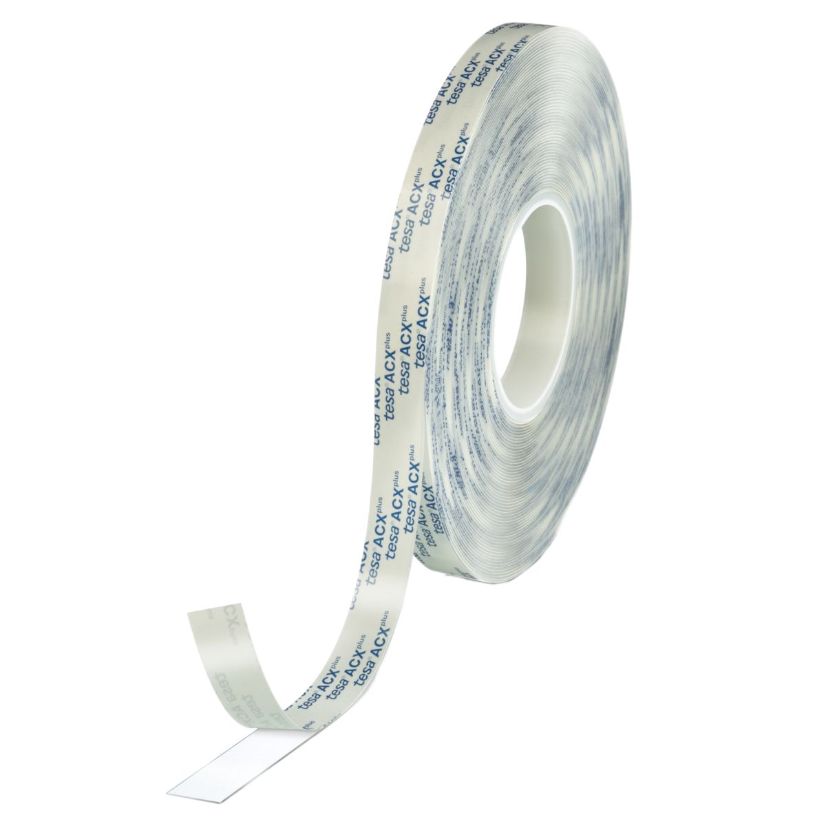 Tesa 07055-00000-48 Transparent Double Sided Tape, 1mm Thick, Acrylic Backing