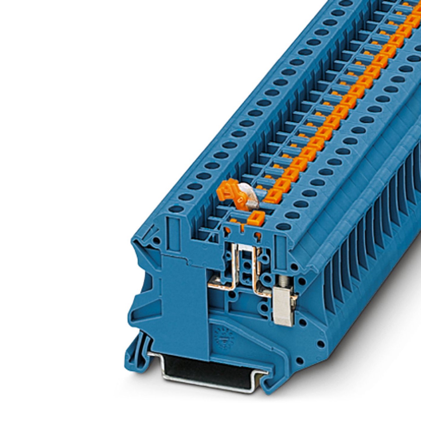 Phoenix Contact 3046278 UT 4-MT BU Series Blue, 4mm², 1-Level, Screw Termination
