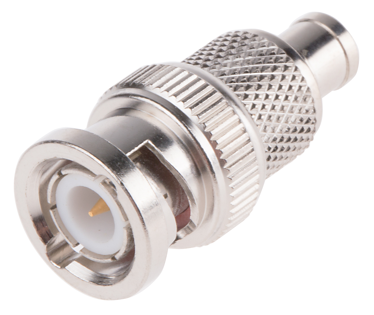 RS PRO Straight 50Ω RF Adapter SMB Socket to BNC Plug 4GHz