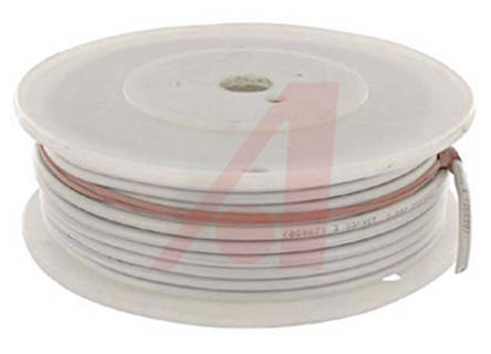 Alpha Wire Hook-up Wire Silicone Series White 0.52 mm² Hook Up Wire, 20 AWG, 19/0.2 mm, 30.5m, Silicone Insulation,