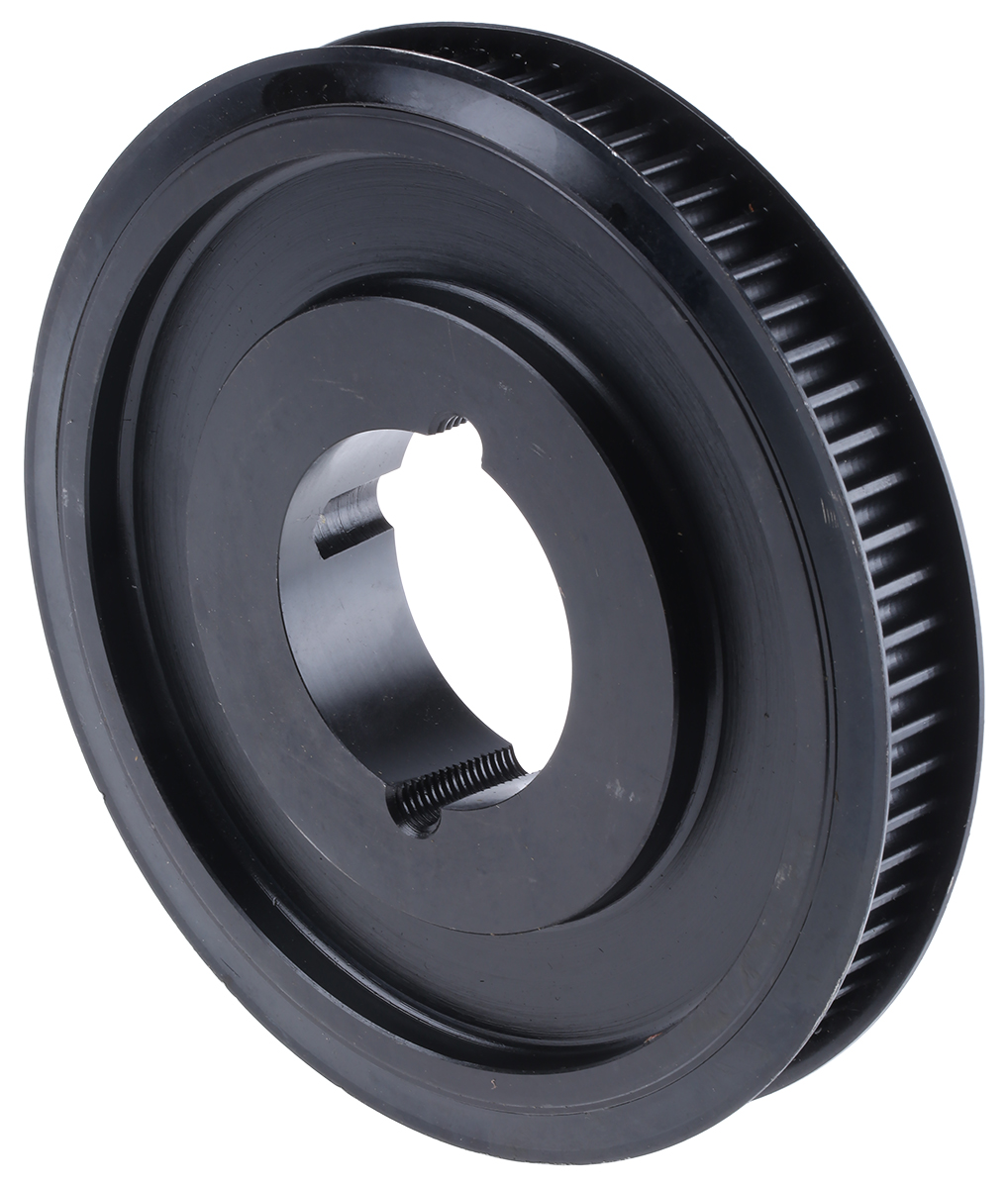 RS PRO Timing Belt Pulley, Cast Iron 28mm Belt Width x 8mm Pitch, 72 Tooth