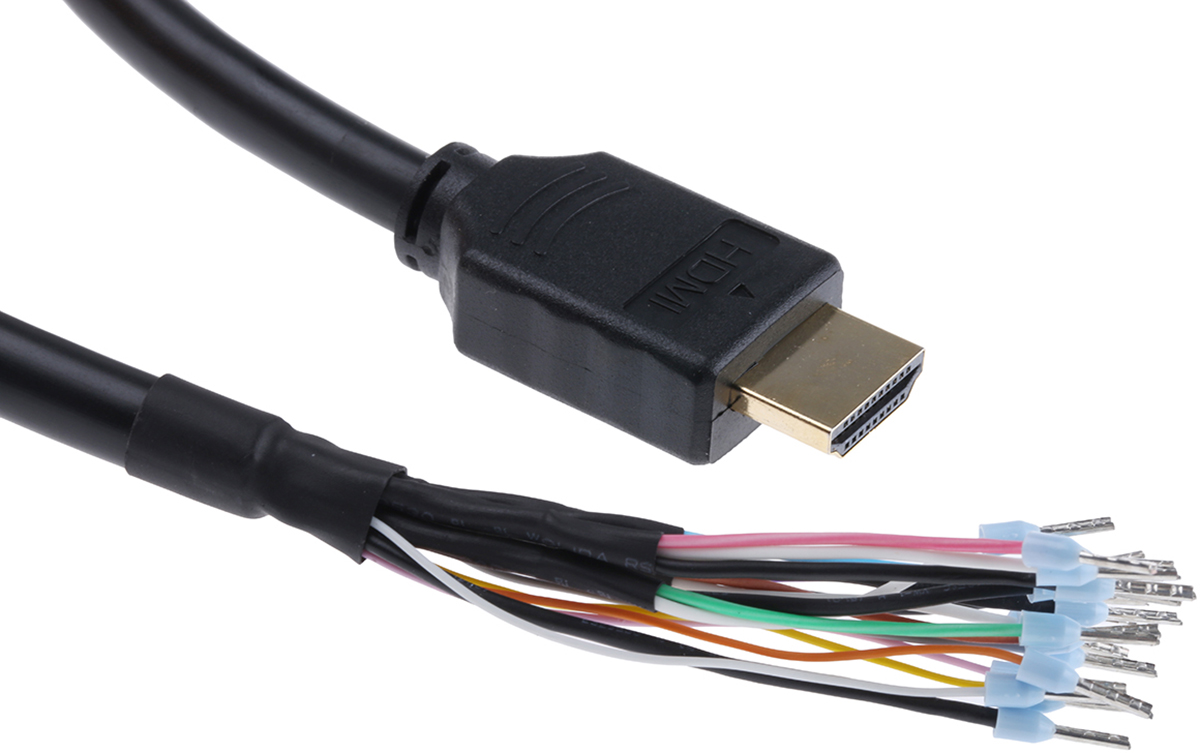 RS PRO, 5m Male HDMI to Unterminated
