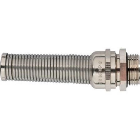Lapp SKINTOP Series Silver Nickel Plated Brass Cable Gland, M25 Thread, 9mm min., 17mm max., IP68, IP69
