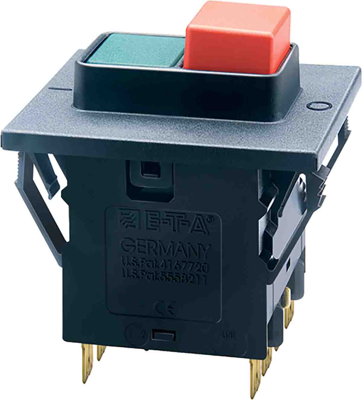 ETA Thermal Circuit Breaker - 3140 3 Pole 230V Voltage Rating Snap In, 12A Current Rating