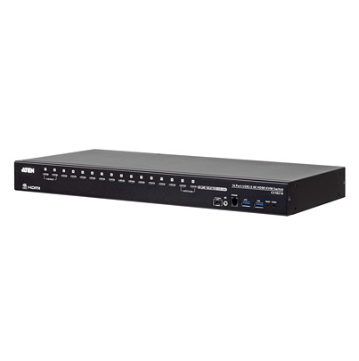 Aten 8 Port USB HDMI KVM Switch, 4096 x 2160 Maximum Resolution