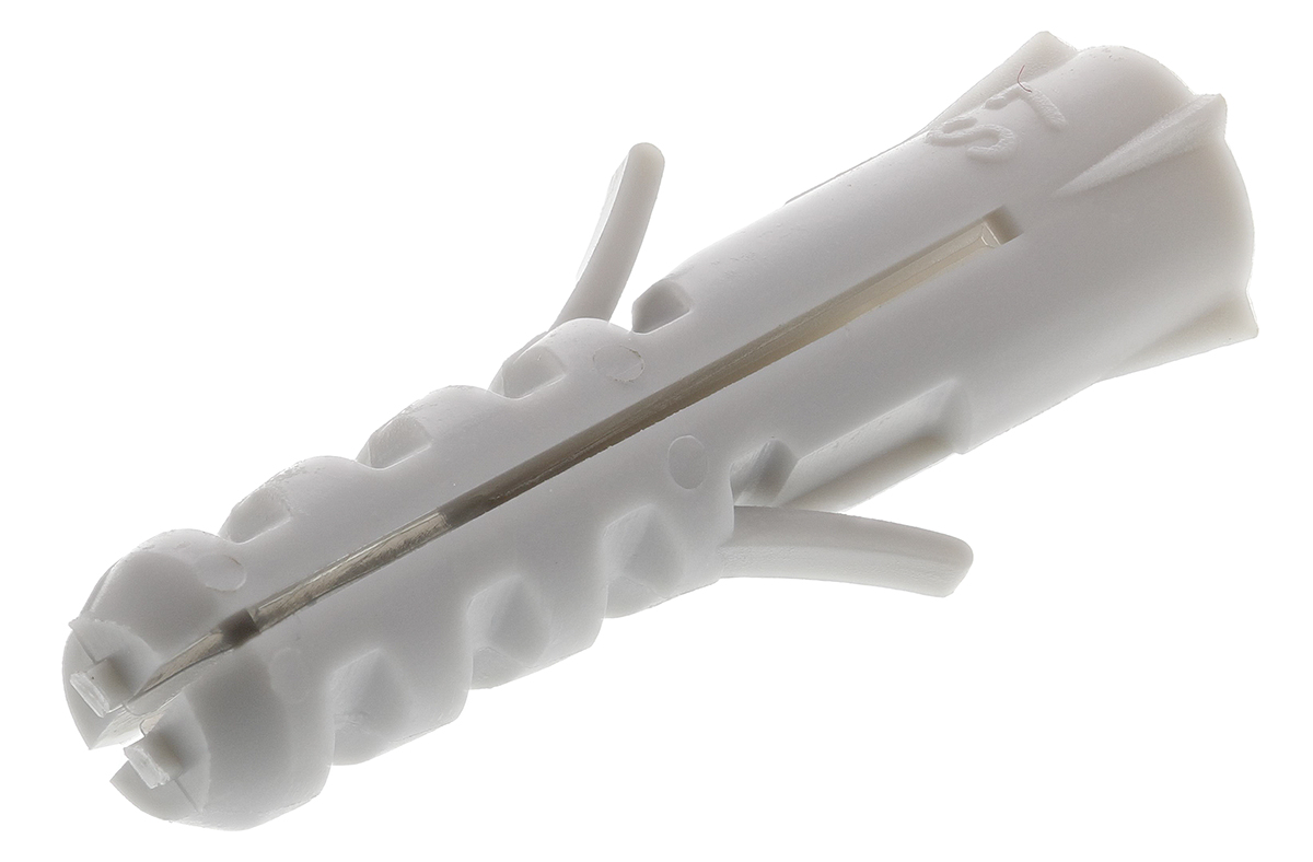 Fischer Fixings Nylon Wall Plug, 30mm Length, 7mm Fixing Hole Diameter