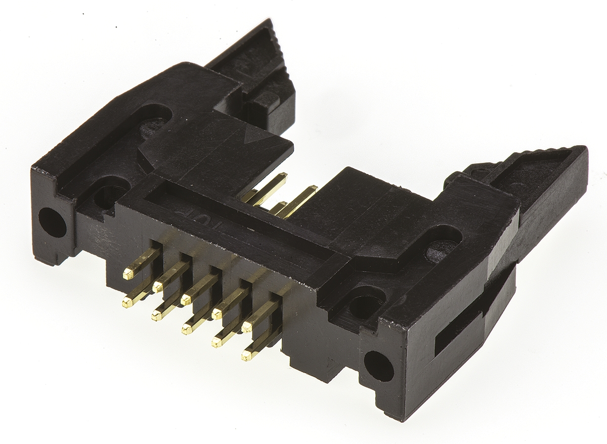 Amphenol Communications Solutions T816 Series Straight Through Hole PCB Header, 10 Contact(s), 2.54 mm Pitch, 2 Row,