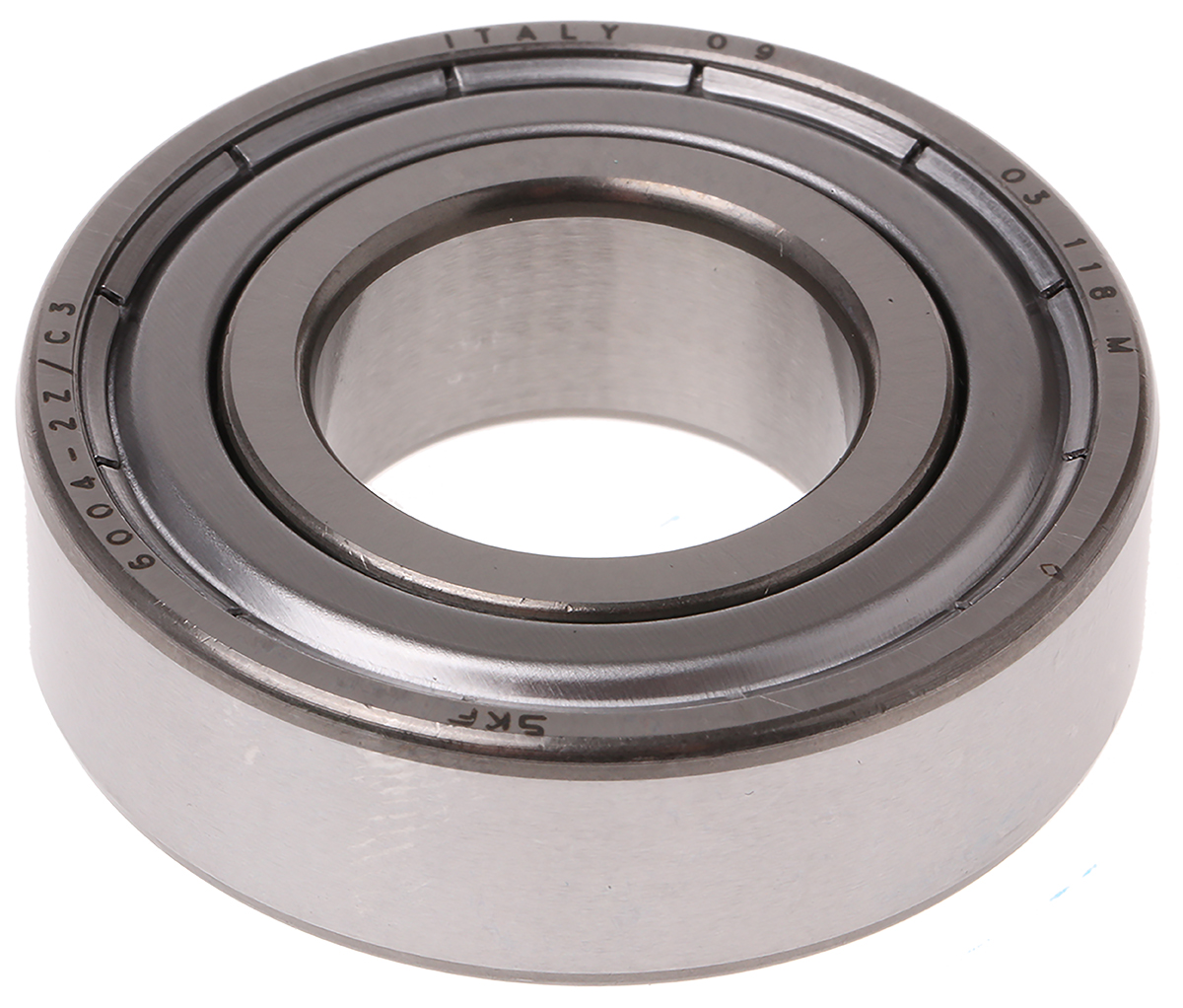 SKF 6004-2Z/C3 1 Row Ball Bearing - 20 mm ID, 42 mm OD
