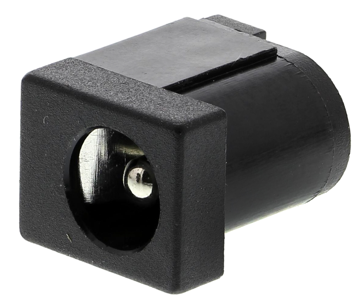RS PRO DC Socket Rated At 1.0A, 12.0 V, PCB Mount, length 14.5mm, Nickel