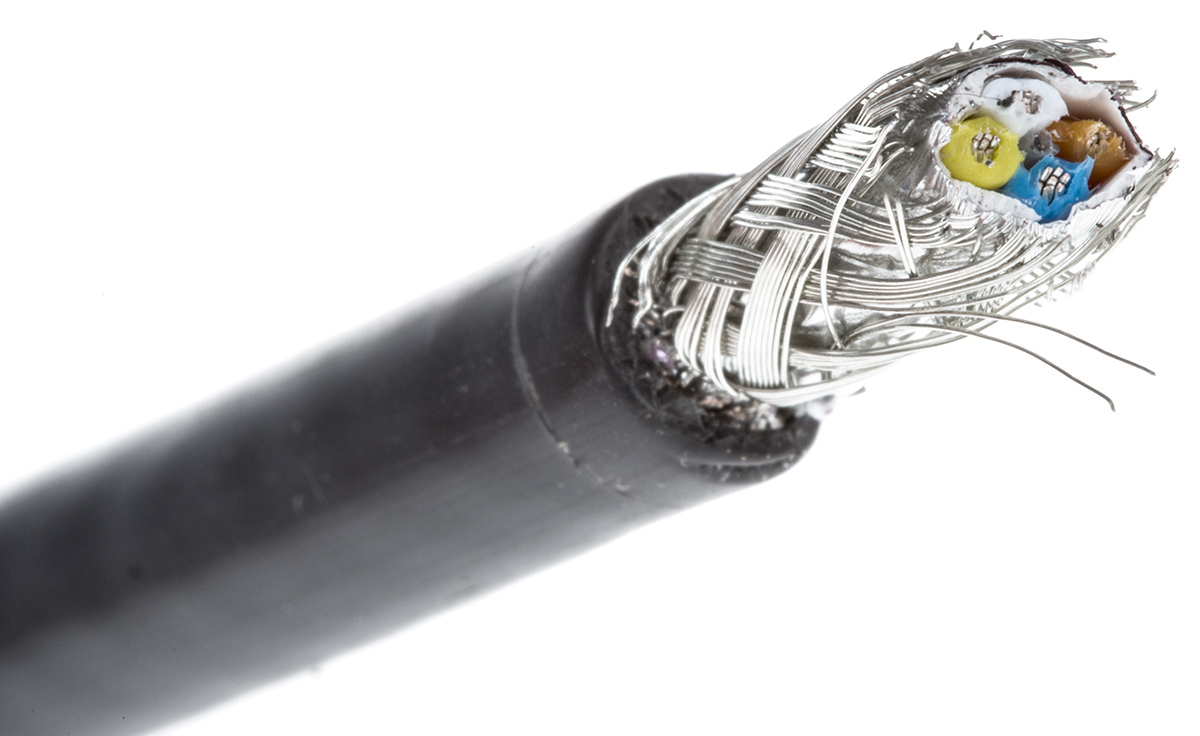 HARTING, 50m Cat5, Black, SF/UTP Shielded, Unterminated PVC Sheath