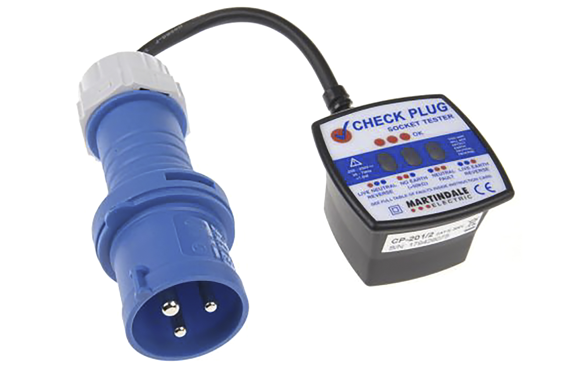 Martindale, Model CP-201 Socket Tester 16A 230V ac CAT III 300 V RS Calibration