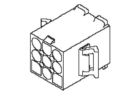 Molex Plug Crimp Connector Housing, 6.7mm Pitch, 15 Way, 3 Row